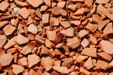 hintergrund ziegel bruchstücke