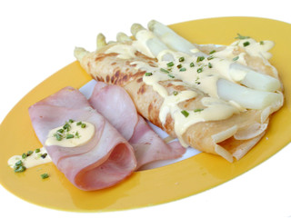 spargel mit schinken