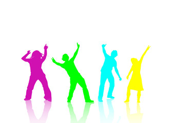 dancing at a party