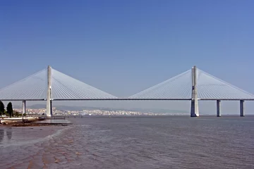 Foto op Plexiglas Vasco da Gamabrug bridge vasco da gama in portugal