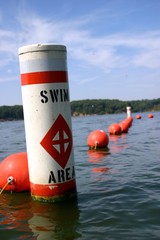 swim buoy line