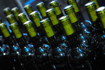 wine bottles
