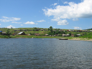 Fototapeta na wymiar river chusovaja