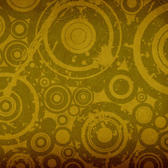 grunge circles composition