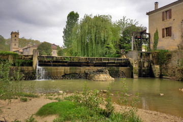 le barrage du village