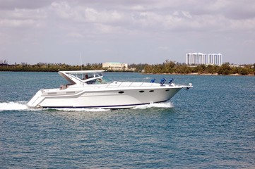 Fototapeta premium sport fishing boat
