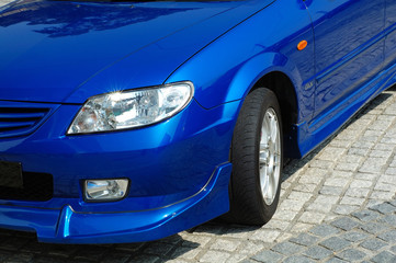 front view of sportive car