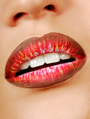 multicolored lipstick
