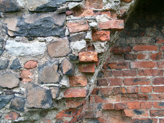 brick wall from a historic building