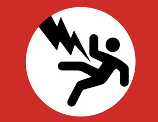 electricity warning sign