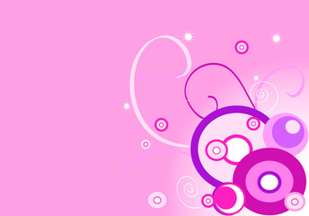 pink background (circle)