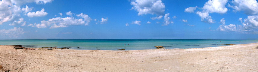 tropical beach panorama