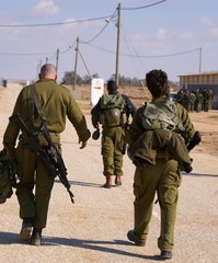 Fototapeta premium soldiers before an exercise