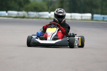 pilote de karting
