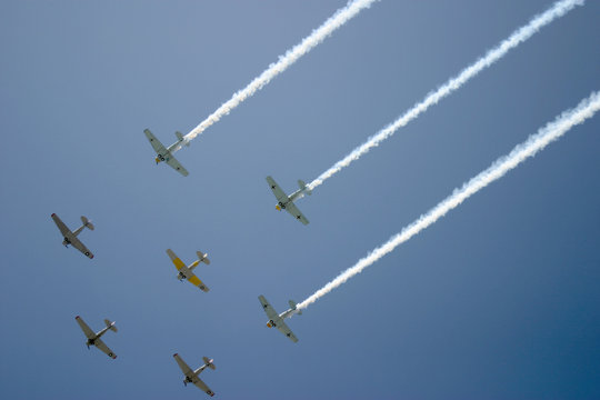 fly-over by the  squadron