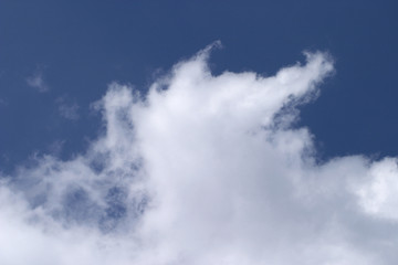 blauer himmel, weiße wolken