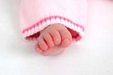 cute little baby foot