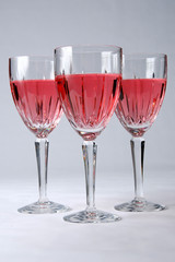 glasses of zinfandel