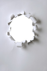 paper with hole