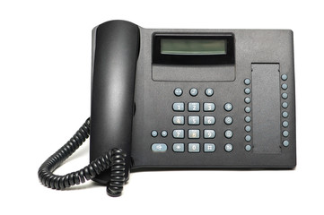office phone isolated on the white background