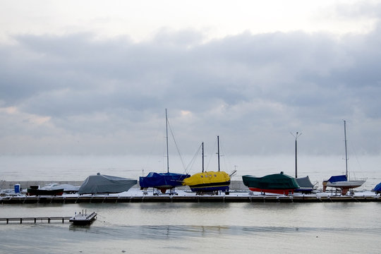 Fototapeta yacht club