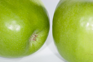 frische grüne äpfel