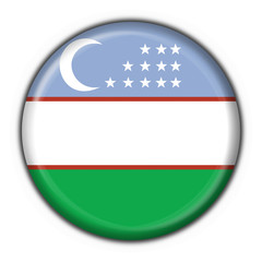bottone bandiera uzbekistan button flag