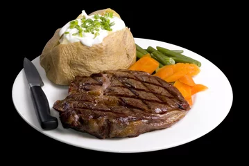 Photo sur Plexiglas Steakhouse ribeye steak