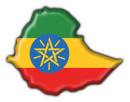 bottone cartina etiopia - ethiopia button map flag