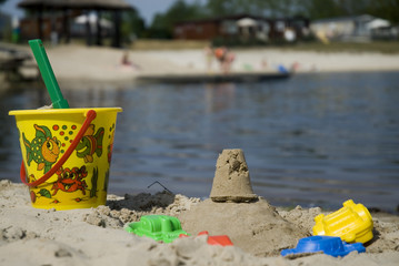 toys on the beach