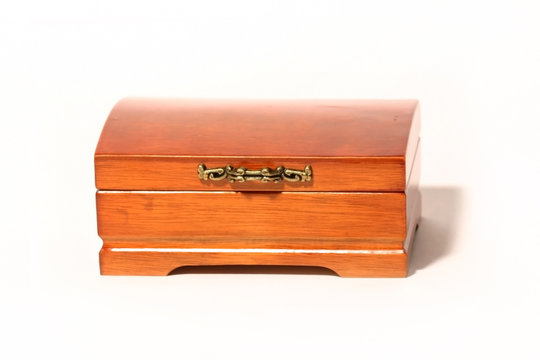 brown casket