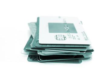 stack of credit cards