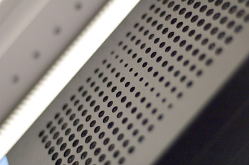 new black plate with holes