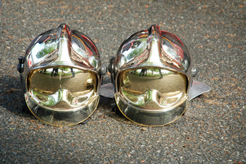 casques de pompiers
