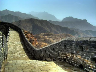 Papier Peint photo Lavable Mur chinois grande muraille - chine