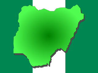 map of nigeria