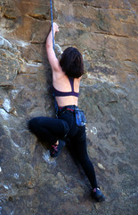 rock climbing