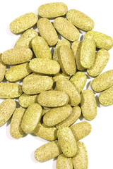 pile of yellow tablets