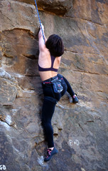 rock climbing