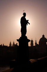Fototapeta premium statue of st john
