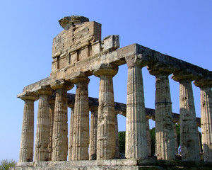 Obraz premium tempio greco di paestum