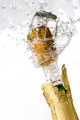 champagne explosion