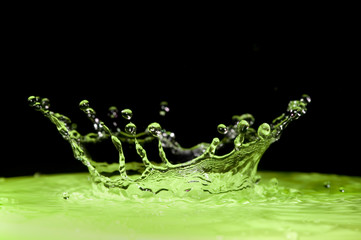 green splash