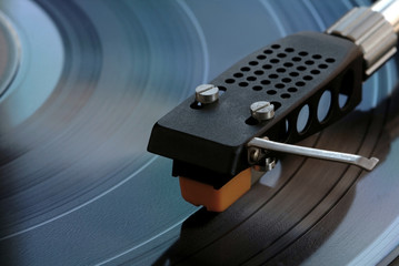 old vinyl player