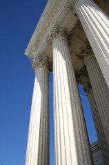 supreme court columns washington dc usa