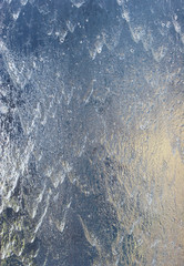 water pouring over glass