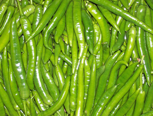 green chili peppers