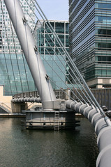 city pedestrian bridge