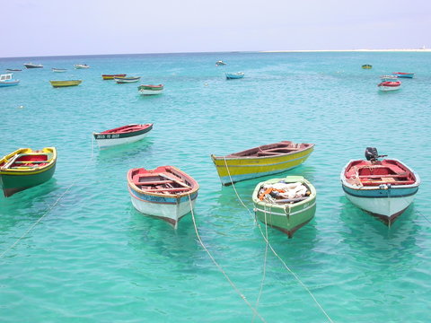 resting boats