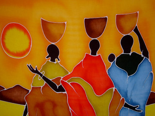 particolare batik